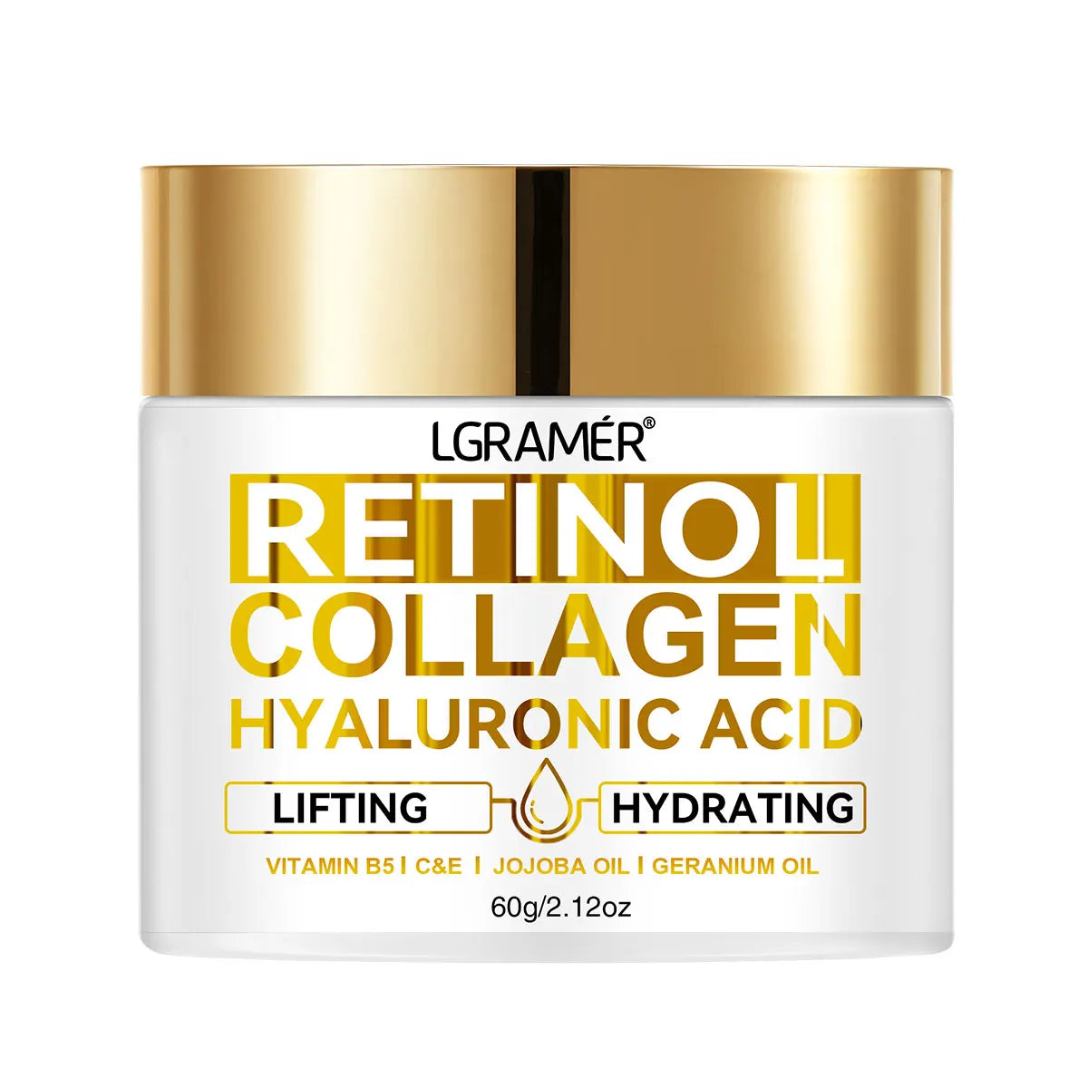 Crema facial con retinol y colageno Hidratacion profunda
