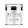 Crema facial antienvejecimiento con retinol y colageno  Vitaminas A B C E