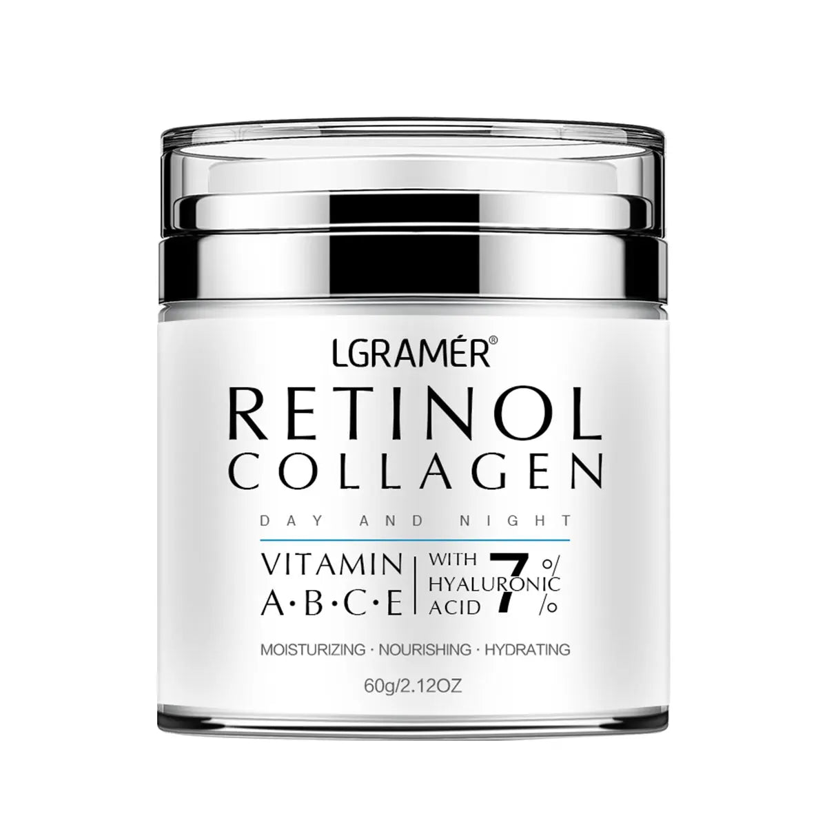 Crema facial antienvejecimiento con retinol y colageno  Vitaminas A B C E